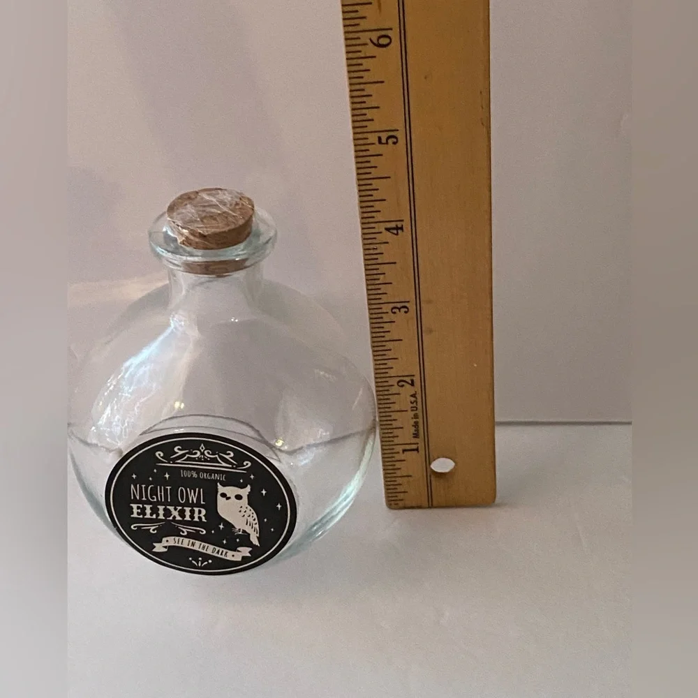Target Bullseye Playground glass potion bottle night owl elixir collectible